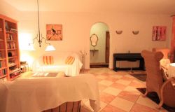 Wohnzimmer am Abend